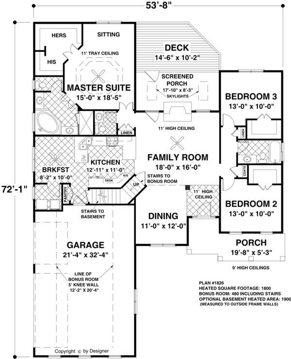 Basement Floor Plans 1800 Sq Ft Openbasement